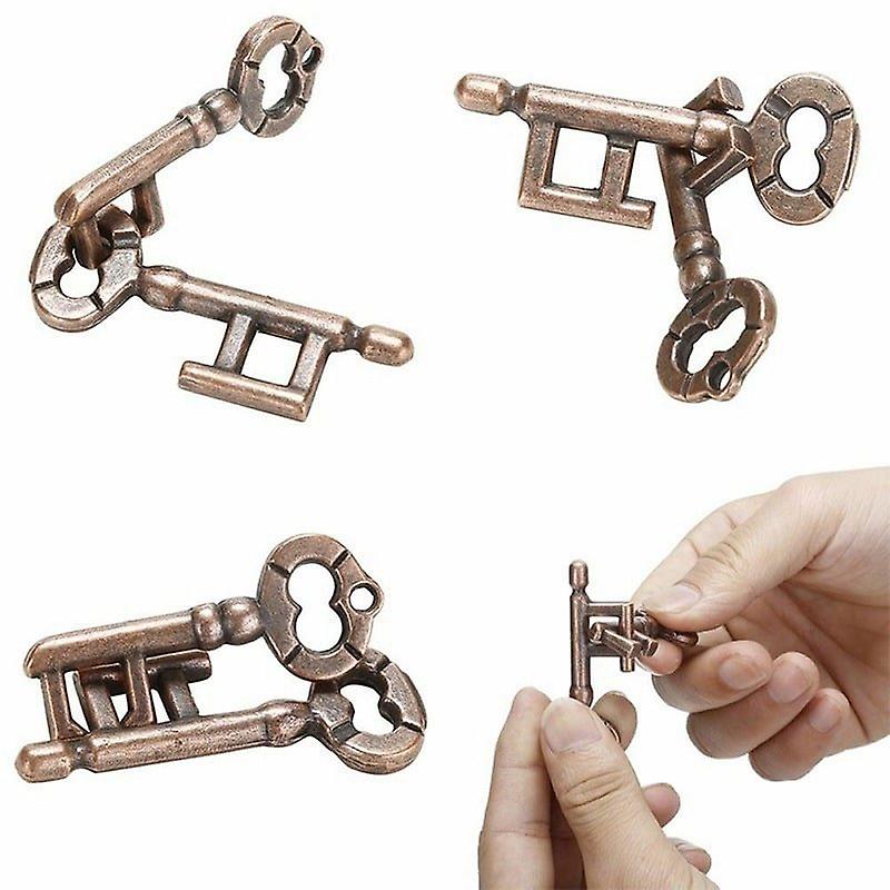 Metal Puzzle Brain Teaser Gift Set, Several Intricate Metal Puzzles in One Set for Birthdays and Holidays