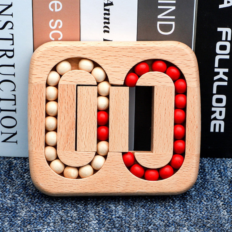 Wooden Beads Puzzle with Colorful Shapes | Engaging Activity for Fine Motor Skills