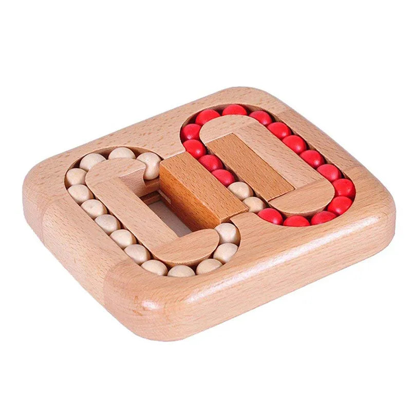 Wooden Beads Puzzle with Colorful Shapes | Engaging Activity for Fine Motor Skills
