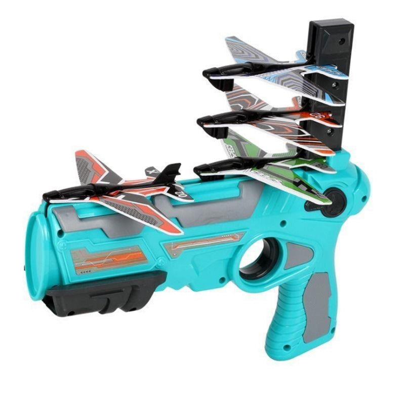 Glider Plane Launcher Set for Kids, No Setup Outdoor Flying Toy for Garden, Park and Screen Free Active Play