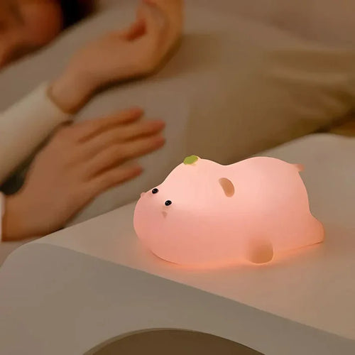 Zayda's Cute Buddy Bedside Lamp - Otter