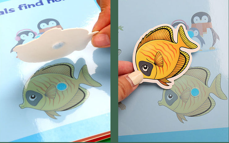 Montessori Quiet Book for Kids, Interactive Busy Book with Puzzles, Matching Games and Literacy Pages