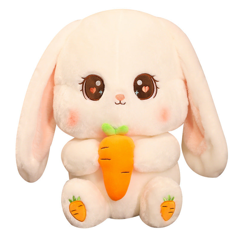 Plush Bunny Stuffed Animal, Soft Fluffy Rabbit Toy in 30, 40, 50 and 80 cm Sizes, Nursery Decor Gift for Kids