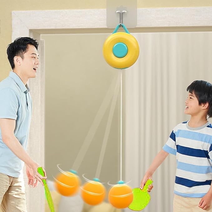 Table Tennis Trainer with Adjustable Swing Mechanism | Perfect for Skill Improvement