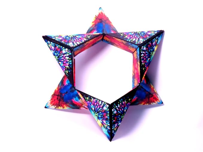 Magnetic Puzzle Cube Fidget Toy, Over 70 Shapes, Links to Other Cubes with Internal Magnets, for Kids and Adults