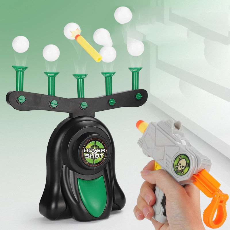 Hover Shot Shooting Game Set for Kids and Adults, Floating Ball Target Game with Soft Foam Darts and Adjustable Air Levels
