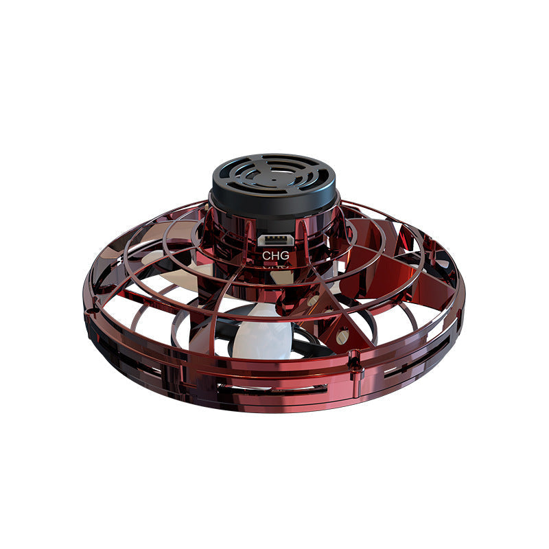Mini Flying Drone Toy with Neon LED Lights, Palm Sized Light Up Flying Toy for Backyard, Beach and Dusk Play