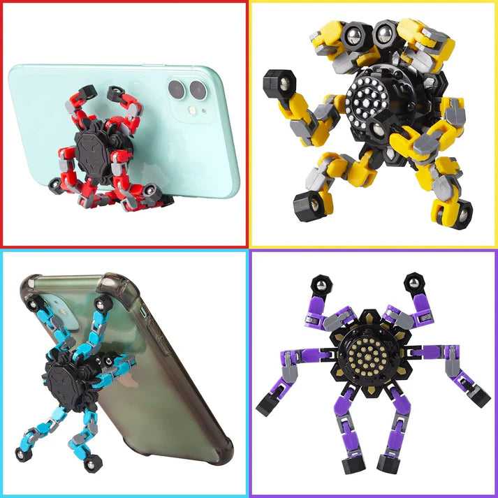 Zayda's Colorful Fidget Spinner Set 4 Pack