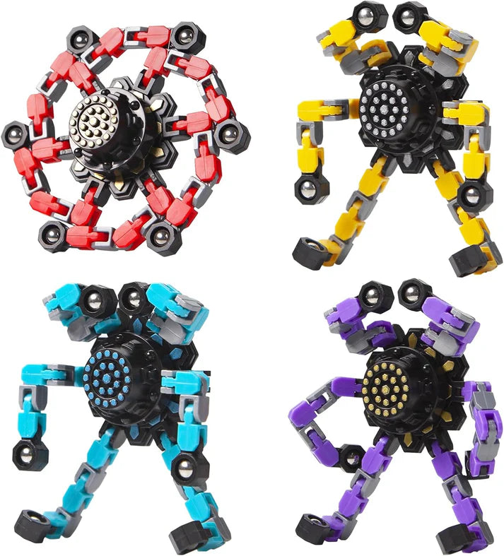 Zayda's Colorful Fidget Spinner Set 4 Pack