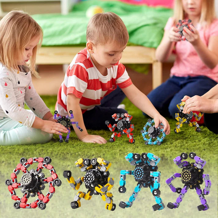 Zayda's Colorful Fidget Spinner Set 4 Pack