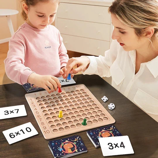 Educational Multiplication Board Game for Kids | Fun Learning Tool for Math Skills