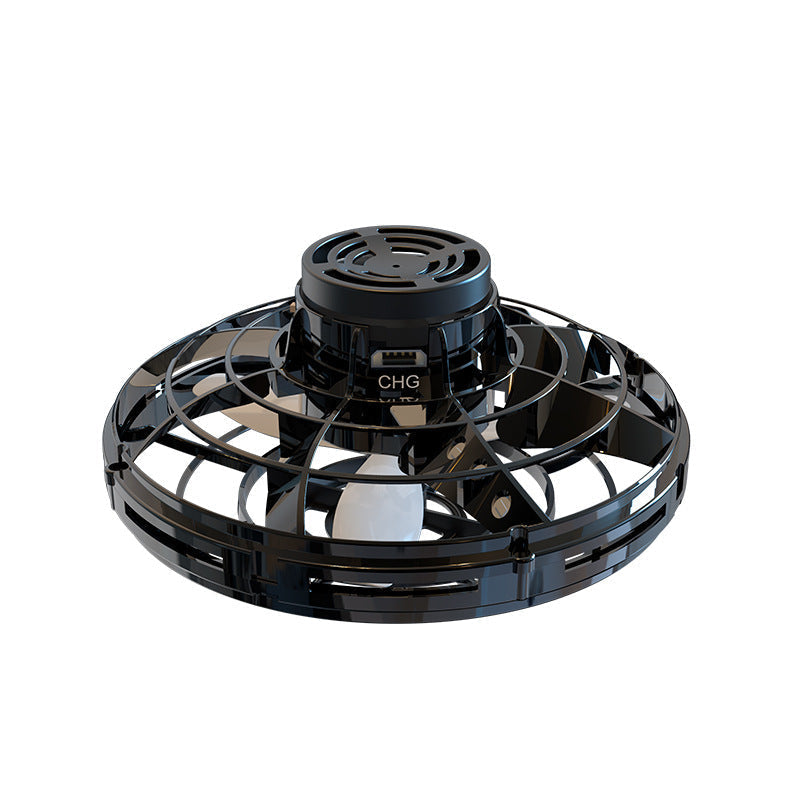 Mini Flying Drone Toy with Neon LED Lights, Palm Sized Light Up Flying Toy for Backyard, Beach and Dusk Play