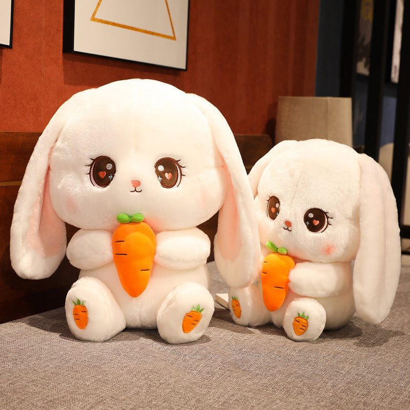 Plush Bunny Stuffed Animal, Soft Fluffy Rabbit Toy in 30, 40, 50 and 80 cm Sizes, Nursery Decor Gift for Kids