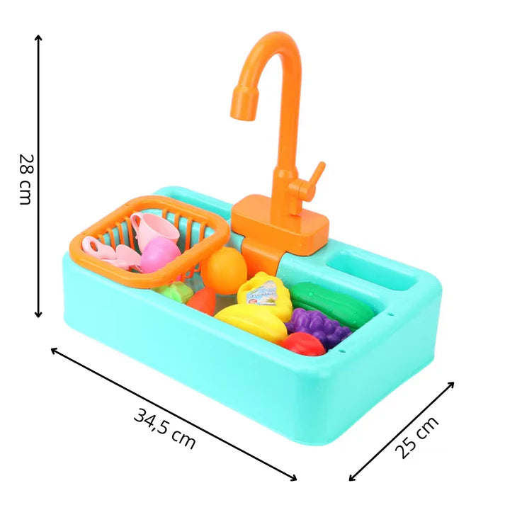 Zayda's Fun Water Play Sink for Kids Learning Set