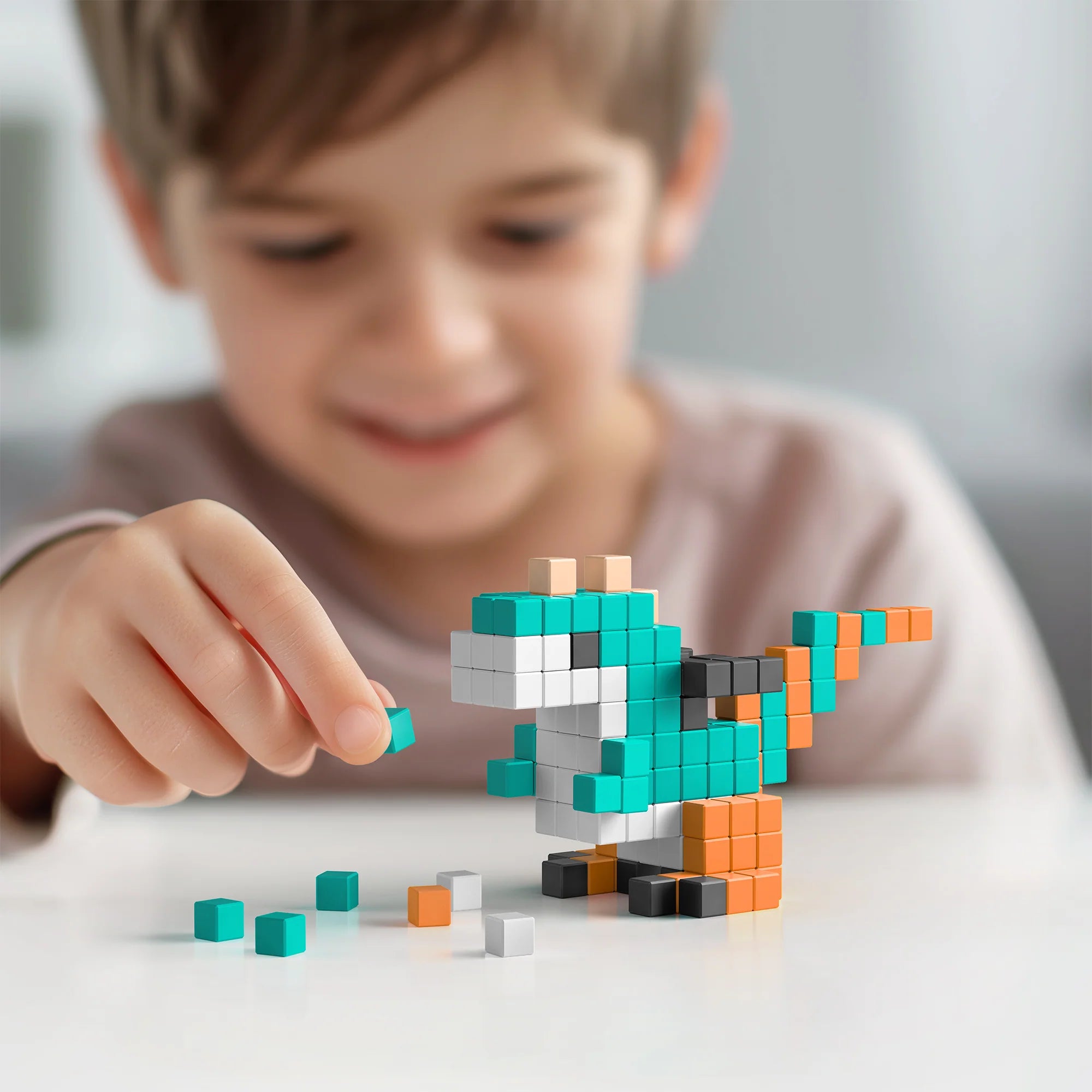 Zayda's - 214 Magnetic Blocks | Magnetic Building Toy & STEM Construction Set + Free App