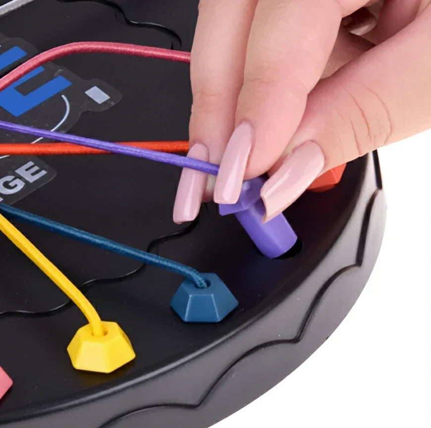 Rope Untangling Puzzle Game with Colorful Wooden Pieces | Engaging Brain Teaser for All Ages