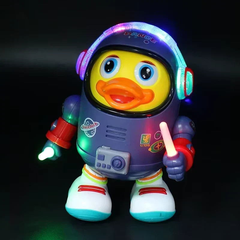 Dancing Astronaut Duck Toy with Light & Sound | Interactive Fun for Kids