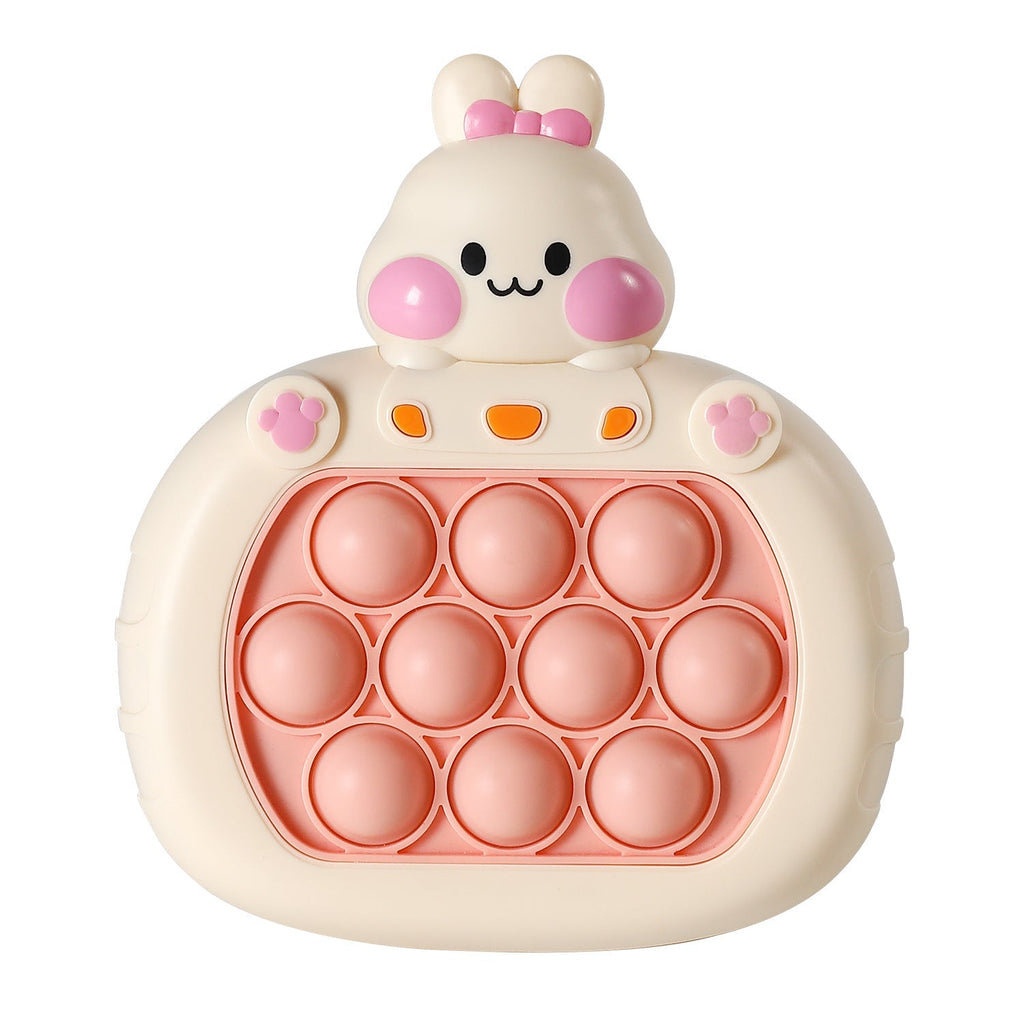 Bubble Popping Game for Kids with Light Up Buttons and Sound Effects, Portable Handheld Travel Toy in 2 Styles