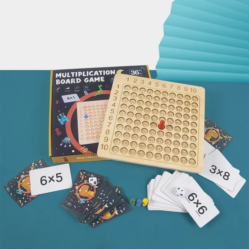 Educational Multiplication Board Game for Kids | Fun Learning Tool for Math Skills