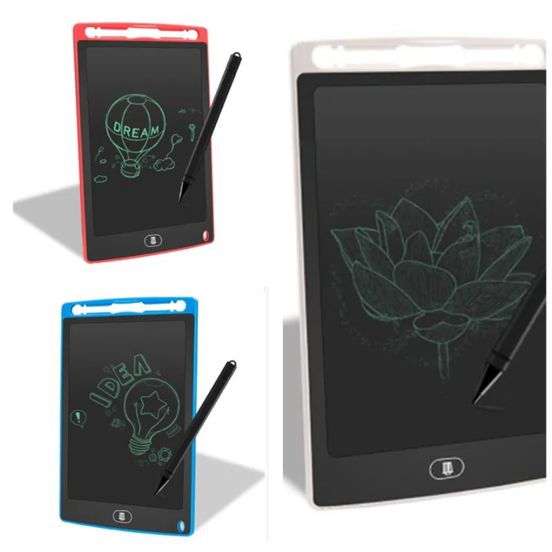 LCD Writing Tablet for Kids, Reusable Doodle Board and Erasable Drawing Pad for Travel and Homework