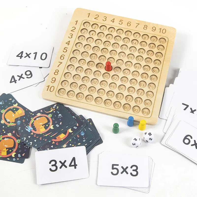 Educational Multiplication Board Game for Kids | Fun Learning Tool for Math Skills