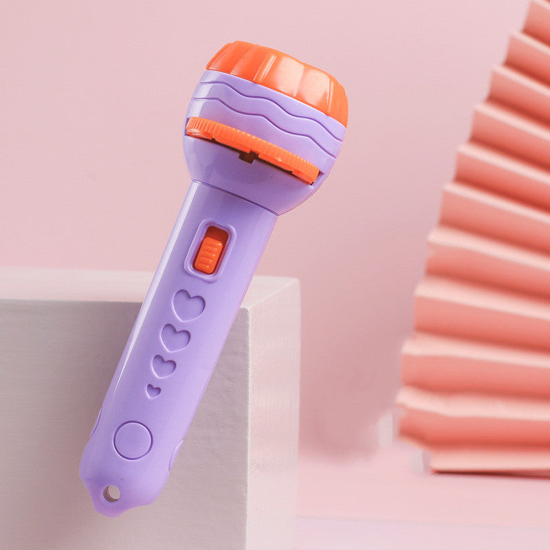 Kids' LED Projector Flashlight with Adjustable Focus & Colorful Images | Perfect for Bedtime Adventures