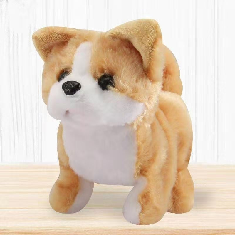 Walking Barking Puppy Plush Toy, Interactive Stuffed Dog That Walks, Wags Its Tail and Barks, 7 Breed Styles for Babies and Toddlers