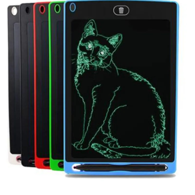 LCD Writing Tablet for Kids, Reusable Doodle Board and Erasable Drawing Pad for Travel and Homework