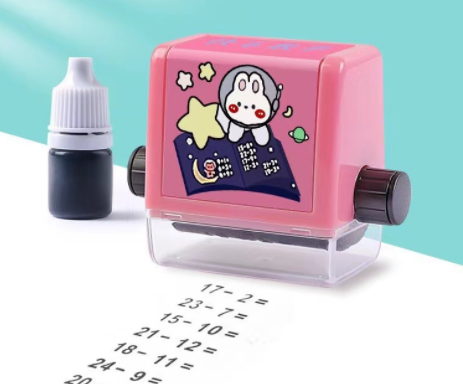 Math Practice Question Roller for Kids, Addition, Subtraction, Multiplication or Division Drills at Home