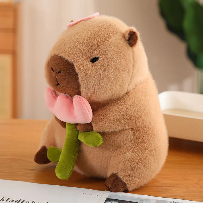 Zayda's Cute Capybara Plush Toy Soft Cuddle Friend