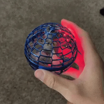 Flying Ball Drone Toy with RGB LED Lights, Fall Resistant Flying Orb, USB Rechargeable for Indoor and Outdoor Play
