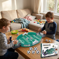 Tabletop Football Game with Realistic Player Movements | Compact Design for Family Fun