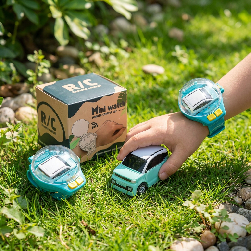 Remote Control Mini Car with Rechargeable Battery | Compact Toy for Kids