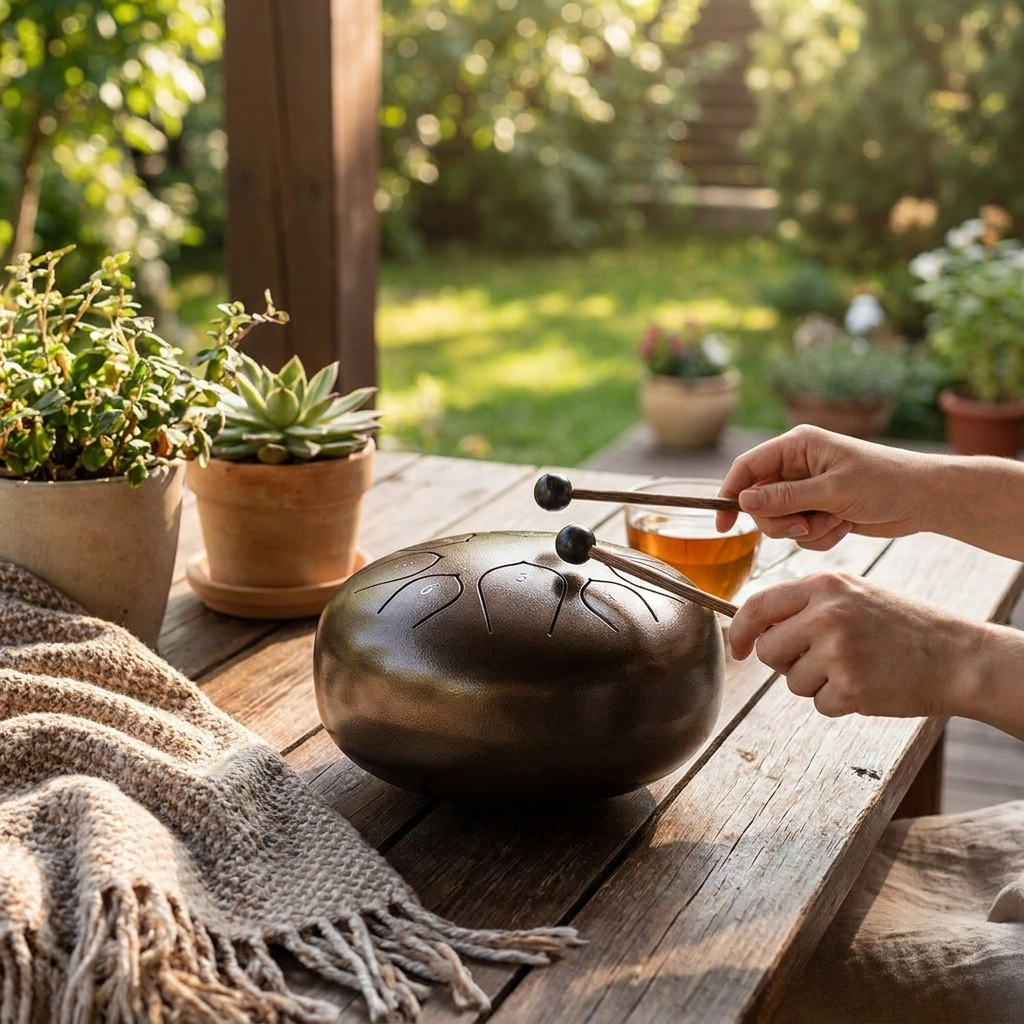 Tongue Drum Music Instrument with Soothing Sounds | Perfect for Relaxation and Meditation