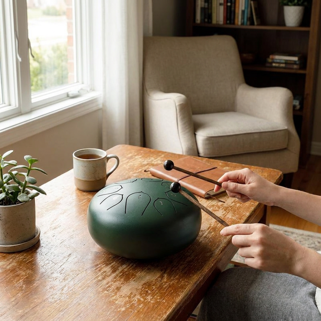 Tongue Drum Music Instrument with Soothing Sounds | Perfect for Relaxation and Meditation