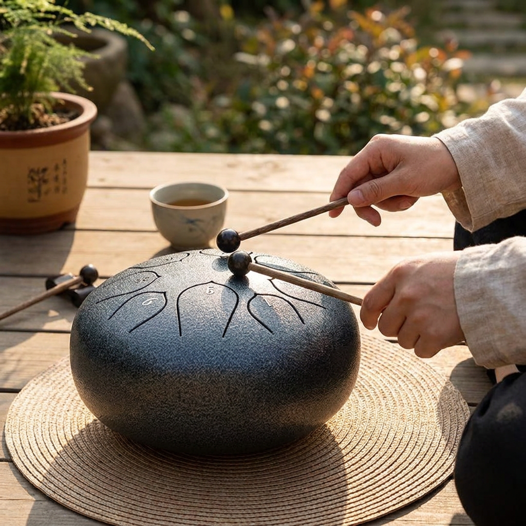 Tongue Drum Music Instrument with Soothing Sounds | Perfect for Relaxation and Meditation