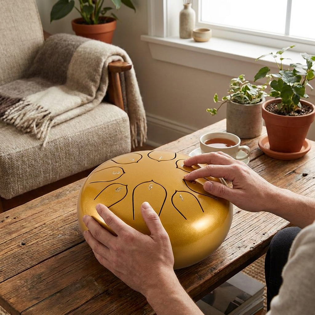 Tongue Drum Music Instrument with Soothing Sounds | Perfect for Relaxation and Meditation