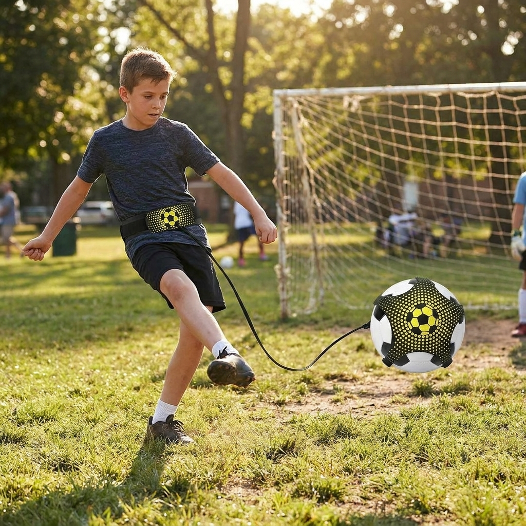 Soccer Kick Trainer with Adjustable Height & Durable Design | Perfect for Skill Development