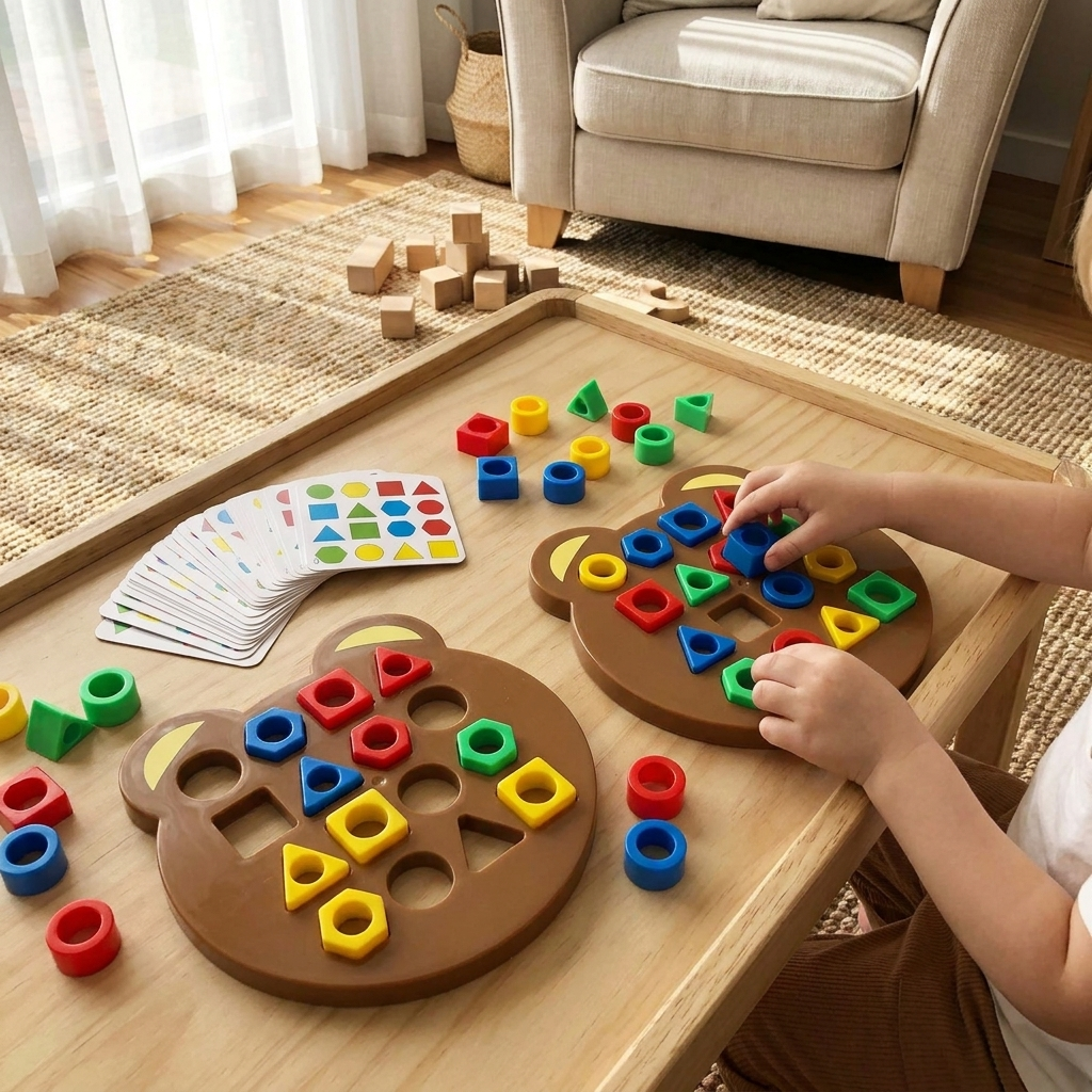 Shape Matching Game for Kids with Colorful Shapes & Fun Learning | Engaging Educational Toy for Cognitive Development