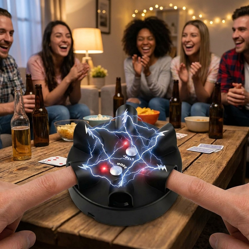 Electric Shock Roulette Game with Exciting Light Effects | Fun Group Activity for Thrilling Entertainment