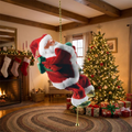Santa Climber Toy with Plush Design & Interactive Features | Festive Fun for Kids