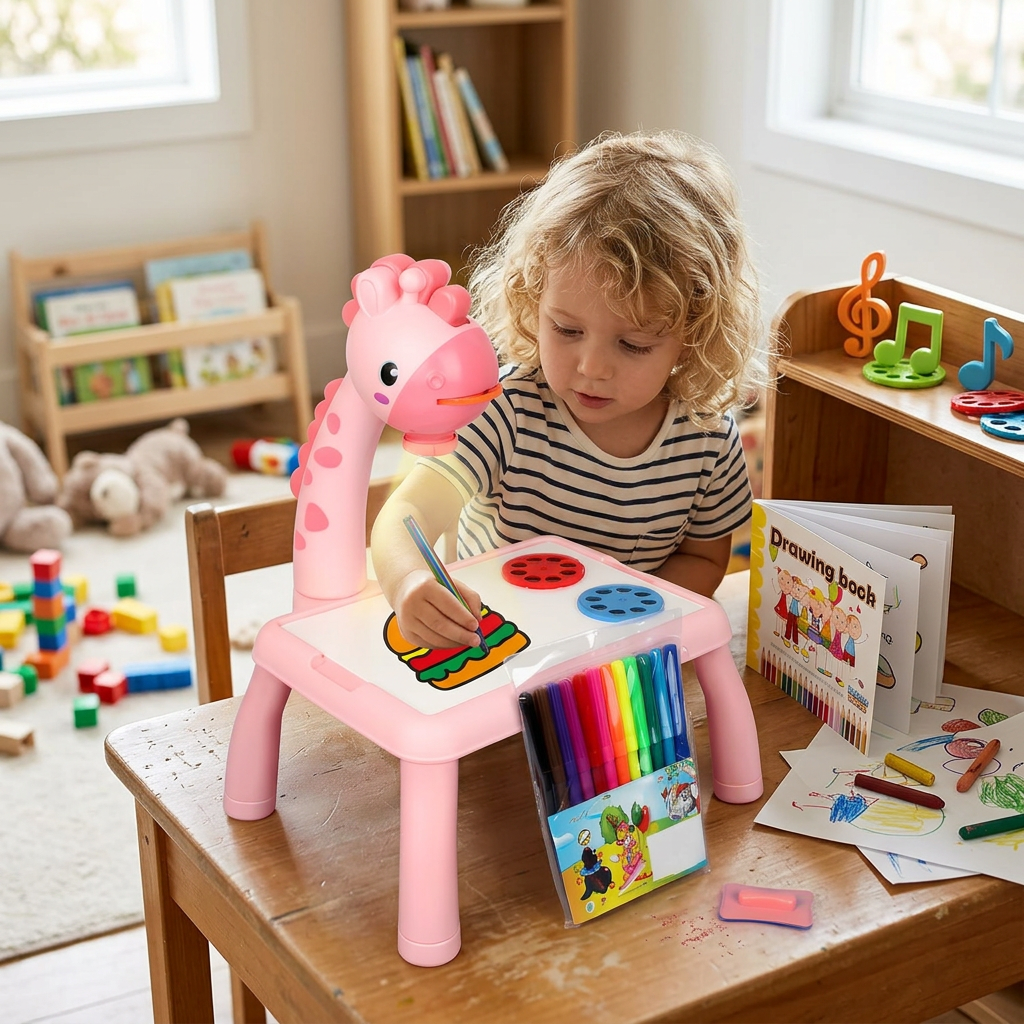 Art Projector Drawing Table with Adjustable Brightness | Creative Tool for Kids & Adults