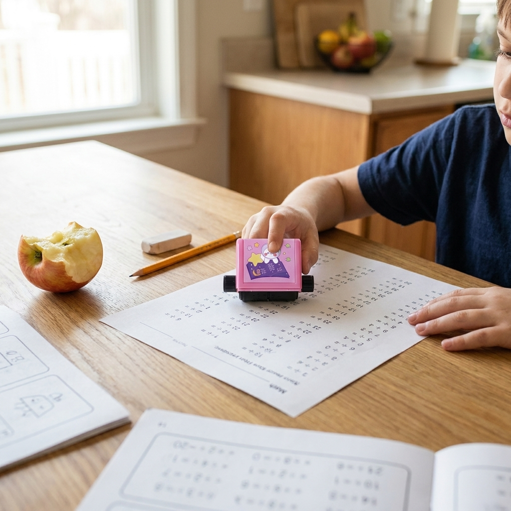 Math Practice Question Roller for Kids, Addition, Subtraction, Multiplication or Division Drills at Home