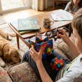 Magnetic Puzzle Cube Fidget Toy, Over 70 Shapes, Links to Other Cubes with Internal Magnets, for Kids and Adults