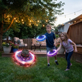 Mini Flying Drone Toy with Neon LED Lights, Palm Sized Light Up Flying Toy for Backyard, Beach and Dusk Play