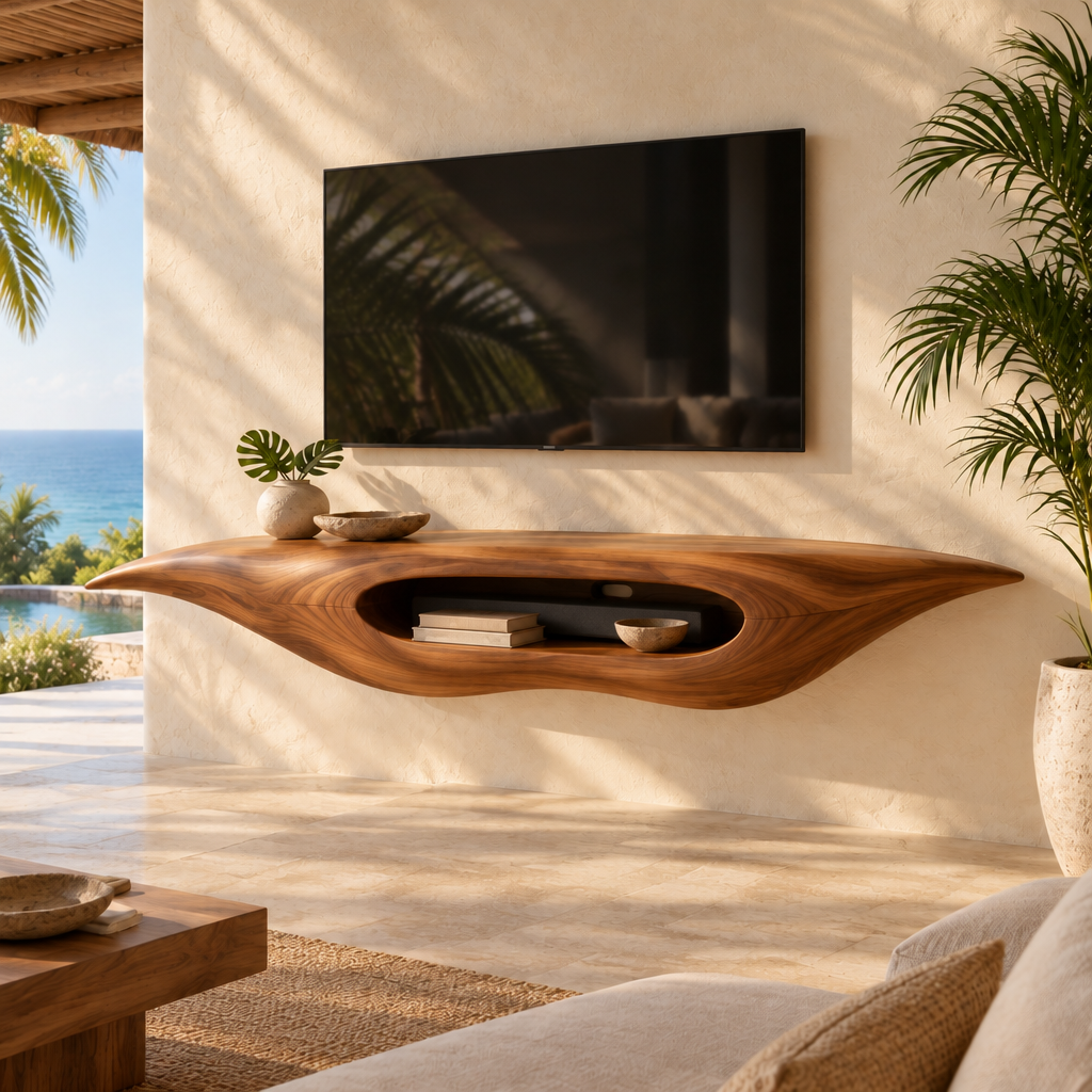 Solana Manta Floating Media Console in use