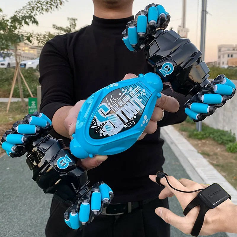Gesture-Sensing Remote Control Car with LED Lights | Fun Racing Experience for Kids