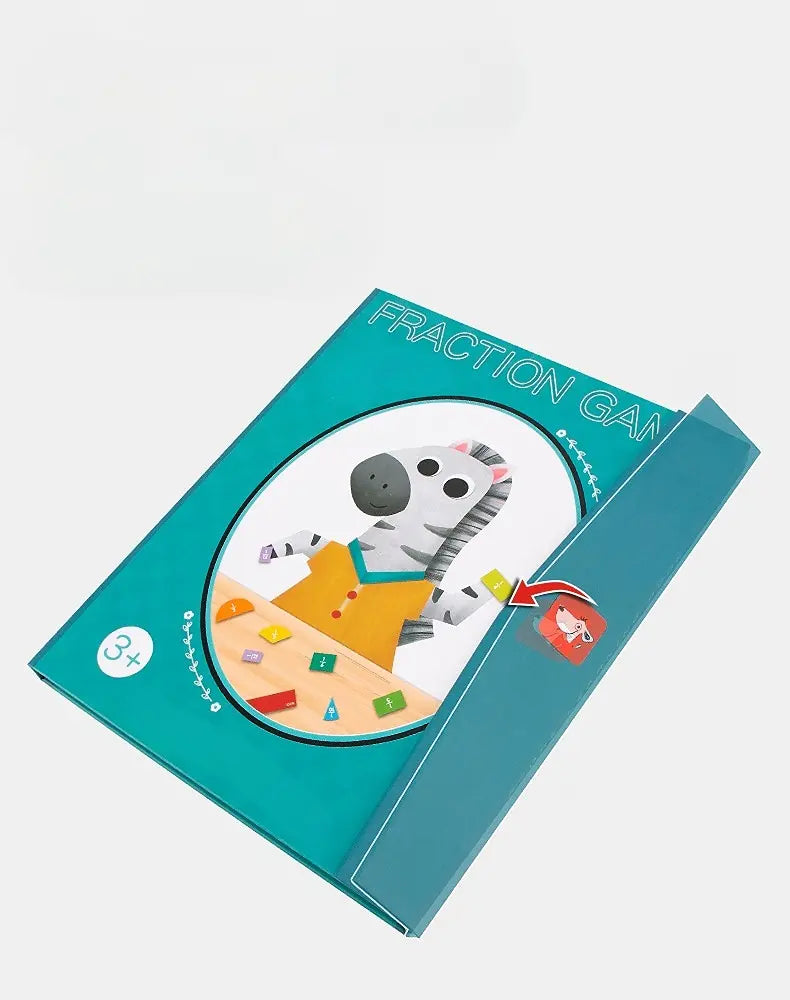 Magnetic Fraction Set for Kids Math Learning, Hands-On Numerator and Denominator Practice for Classroom and Homeschool