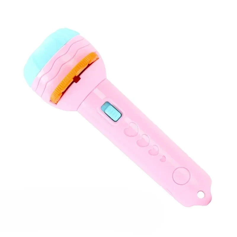 Kids' LED Projector Flashlight with Adjustable Focus & Colorful Images | Perfect for Bedtime Adventures