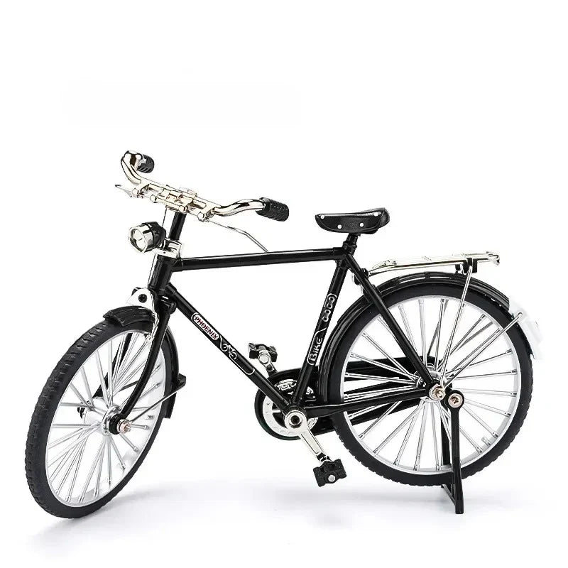 DIY Vintage Bicycle Model Kit, Self Assembly Desk Ornament in 5 Styles for Cyclists and Collectors